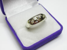 Load image into Gallery viewer, Vintage Sterling Silver 925 CZ Band Ring – Size 8.5 | Contemporary Design