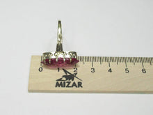 Load image into Gallery viewer, Vintage Soviet 875 Silver Amethyst Ring – Gilt Marquise Statement Ring Size 8.5 US