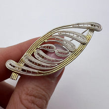 Load image into Gallery viewer, Handcrafted Vintage Soviet 960 Silver Collectible Filigree Pin