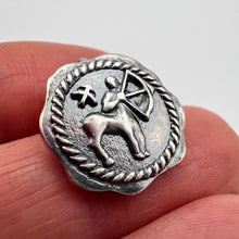 Load image into Gallery viewer, Vintage Soviet 925 Silver Archer Charm with Bow and Arrow Motif