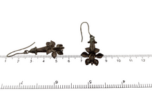 Load image into Gallery viewer, Intricate Floral Design on Vintage Gilt Sterling Silver Statement Earrings