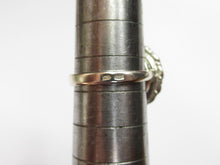 Load image into Gallery viewer, Vintage 925 Sterling Silver Natural Jade Ring and Earrings Set Ready to Wear
