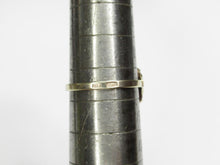 Load image into Gallery viewer, Elegant Vintage Soviet Silver Gilt Tourmaline Ring with Geometric Design