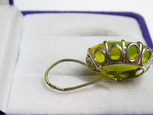 Load image into Gallery viewer, Vintage Russian Soviet sterling silver earrings with Alpanite accents, featuring intricate women's jewelry design.
