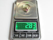 Load image into Gallery viewer, Vintage USSR Soviet 875 Silver Amethyst Solitaire Ring – Size 9.5 | 18K Gilt Bezel