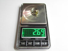 Load image into Gallery viewer, Vintage USSR 875 Silver Citrine Ring – Retro Modernist Sculptural Wave Design, Size 6