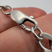 Load image into Gallery viewer, Rare Vintage 925 Sterling Silver Heavy Chain Necklace Ready to Wear