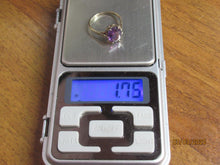 Load image into Gallery viewer, Vintage USSR 875 Silver 18K Gilded Amethyst Solitaire Ring Ready to Wear