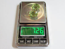 Load image into Gallery viewer, Vintage Russian Soviet sterling silver earrings with intricate Alpanite detailing, women's jewelry featuring traditional design.