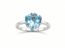 Load image into Gallery viewer, Vintage 925 Sterling Silver Ring Cubic Zirconia Size 7.25 us