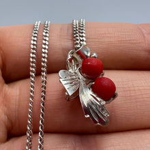 Load image into Gallery viewer, Vintage 925 Sterling Silver Pendant Necklace Set with Elegant Classic Design, Women's Jewelry