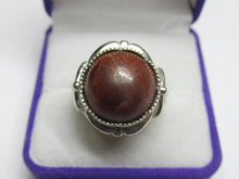 Load image into Gallery viewer, Vintage Soviet Russian Sterling Silver 925 Ring Jasper, Women's Jewelry Size 7.5 us - Fezba Market