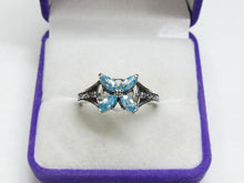 Load image into Gallery viewer, Vintage Russian Sterling Silver 925 Ring Cubic Zirconia , Women's Jewelry Size 9.5 us - Fezba Market