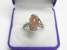 Load image into Gallery viewer, Vintage Russian Soviet Sterling Silver 925 Ring Chalcedony , Women's Jewelry 7.25 us - Fezba Market