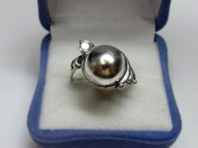 Load image into Gallery viewer, Vintage Russian Sterling Silver 925 Ring Cubic Zirconia, Women's Jewelry Size 10.75 us - Fezba Market