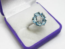 Load image into Gallery viewer, Vintage Russian Sterling Silver 925 Ring Cubic Zirconia, Women's Jewelry Size 8.5 us - Fezba Market