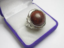 Load image into Gallery viewer, Vintage Soviet Russian Sterling Silver 925 Ring Jasper, Women's Jewelry Size 7.5 us - Fezba Market