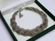 Load image into Gallery viewer, Close-up of Vintage Russian 925 Sterling Silver Bracelet