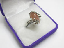 Load image into Gallery viewer, Vintage Russian Soviet Sterling Silver 925 Ring Chalcedony , Women's Jewelry 7.25 us - Fezba Market
