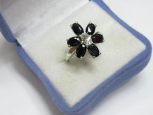 Load image into Gallery viewer, Vintage Russian Sterling Silver 925 Ring Cubic zirconia ,Women's Jewelry 7.75 us - Fezba Market