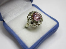 Load image into Gallery viewer, Vintage Soviet Russian Sterling Silver 875 Ring Amethyst,Women's Jewelry Size 6.5 us - Fezba Market