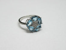 Load image into Gallery viewer, Vintage Russian Sterling Silver 925 Ring Cubic Zirconia, Women's Jewelry Size 8.5 us - Fezba Market