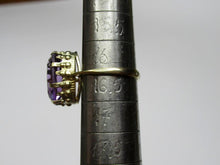 Load image into Gallery viewer, Vintage Russian Soviet Sterling Silver 875 Ring Amethyst ,Women's Jewelry Size 6 us - Fezba Market