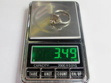 Load image into Gallery viewer, Vintage Russian Sterling Silver 925 Ring Cubic Zirconia , Womens Jewelry Size 9 us - Fezba Market