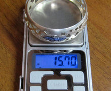Load image into Gallery viewer, Polished Vintage Russian 875 Sterling Silver Open Cuff Bracelet