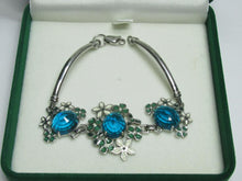 Load image into Gallery viewer, Vintage Russian 925 Sterling Silver Bracelet with Polished Link Design, Women's Jewelry