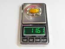 Load image into Gallery viewer, Vintage Soviet Russian 875 Silver Amber Brooch – 11.61g | Retro
