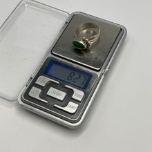 Load image into Gallery viewer, Antique Russian 84 silver ring with natural turquoise cabochon, size 13.5, featuring a detailed vintage design.
