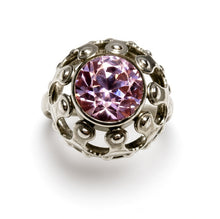 Load image into Gallery viewer, Vintage Soviet Russian Sterling Silver 875 Ring Amethyst,Women's Jewelry Size 6.5 us

