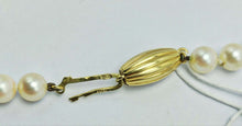 Load image into Gallery viewer, Vintage 18K Yellow Gold Pearl Necklace – 28.79g | 48 cm Strand
