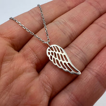 Load image into Gallery viewer, Elegant Vintage 925 Sterling Silver Angel Wing Necklace for Women
