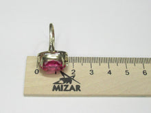 Load image into Gallery viewer, Handcrafted Vintage Soviet Sterling Silver 875 Ring with Bright Pink Ruby
