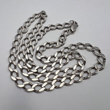 Load image into Gallery viewer, Solid Vintage Heavy Sterling Silver Statement Chain Necklace
