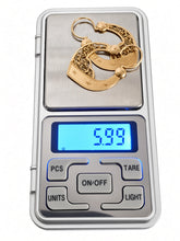 Load image into Gallery viewer, Vintage Soviet USSR 14K 583 Gold Filigree Crescent Earrings 5.99g
