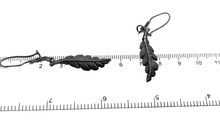 Load image into Gallery viewer, Detailed Openwork Pattern on Vintage Sterling Silver Statement Earrings
