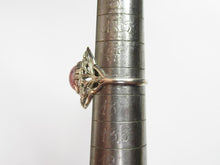 Load image into Gallery viewer, Handcrafted Vintage 925 Silver Ring and Drop Earrings with Pink Rhodonite
