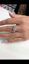 Load image into Gallery viewer, 14K White Gold Lab-Grown Diamond Ring 2.21ct Total, 1.61ct D VS1 IGI Size 6.5
