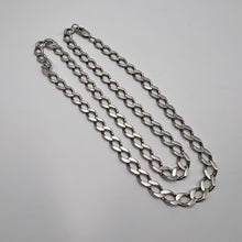 Load image into Gallery viewer, Polished Vintage 925 Sterling Silver Heavy Link Necklace
