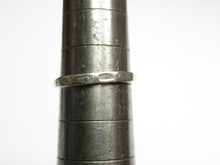 Load image into Gallery viewer, Elegant Vintage Soviet Silver Tourmaline Ring with Darkened Scroll Background
