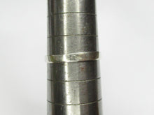 Load image into Gallery viewer, Elegant Vintage 925 Silver Cluster Ring with Central Ruby Measured on Mandrel

