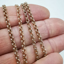 Load image into Gallery viewer, Polished Vintage 585 Gold Byzantine Chain Necklace
