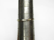 Load image into Gallery viewer, Elegant Vintage Soviet Silver Bezel Tourmaline Ring with Clean Design
