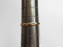 Load image into Gallery viewer, Elegant Vintage Soviet Silver Gilt Tourmaline Ring with Scalloped Frame
