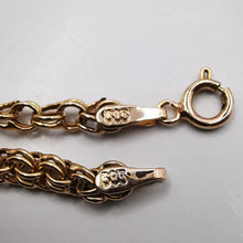 Load image into Gallery viewer, Elegant Vintage 14K Gold Birdcage Link Chain Necklace

