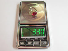 Load image into Gallery viewer, Vintage USSR 875 Silver 18K Gilded Tourmaline Ring Ready to Wear
