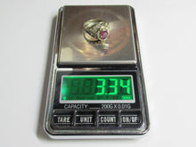 Load image into Gallery viewer, Vintage USSR 875 Silver Amethyst Ring – Pink Oval Gemstone Filigree Statement Ring, Size 7.75
